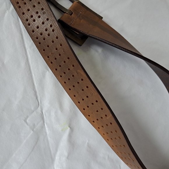 SEVEN7 Two Tone Genuine Leather Belt - Picture 8 of 12